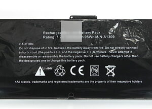 Batteria compatibile. 10 celle - 7.2 / 7.4 V - 13000 mAh - 91 Wh - colore NERO - peso 540 grammi circa - dimensioni STANDARD.