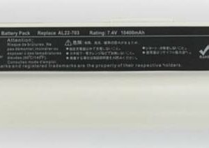 Batteria compatibile. 8 celle - 7.2 / 7.4 V - 10400 mAh - 73 Wh - colore BIANCO - peso 430 grammi circa - dimensioni MAGGIORATE.