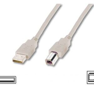 CAVO USB 2.0 CONNETTORI A-B - LUNGHEZZA MT. 5