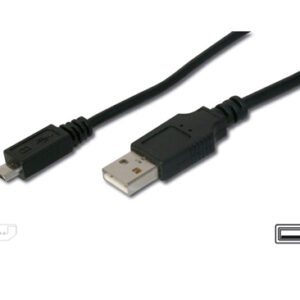 CAVO DI CONNESSIONE MICRO USB 2.0 "B" - LUNGHEZZA MT. 1