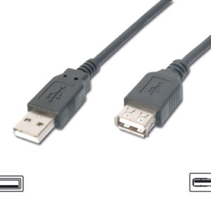 CAVO PROLUNGA USB 2.0 CONNETTORI A-A MASCHIO/FEMMINA - MT. 1