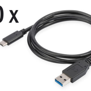 CONFEZIONE 10 CAVI USB 3.0 TIPO C M/M