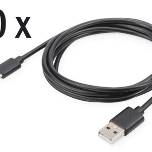 CONFEZIONE 10 CAVI USB 2.0 TIPO-C - A 1.8 mT