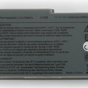 Batteria compatibile. 6 celle - 10.8 / 11.1 V - 4400 mAh - 48 Wh - colore GRIGIO - peso 320 grammi circa - dimensioni STANDARD.