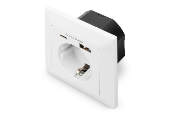 DIGITUS Presa di sicurezza da incasso con 1 USB Type-C