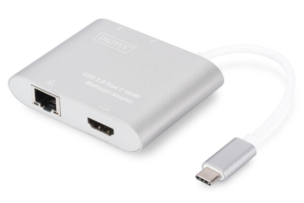 ADATTATORE MULTIPORTA USB TIPO C USB 3.0 CON PORTA 4K HDMI