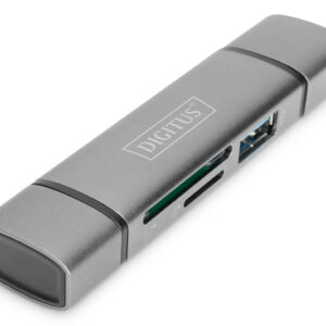 COMBO CARD READER HUB (USB-C+USB 3.0) 1X SD
