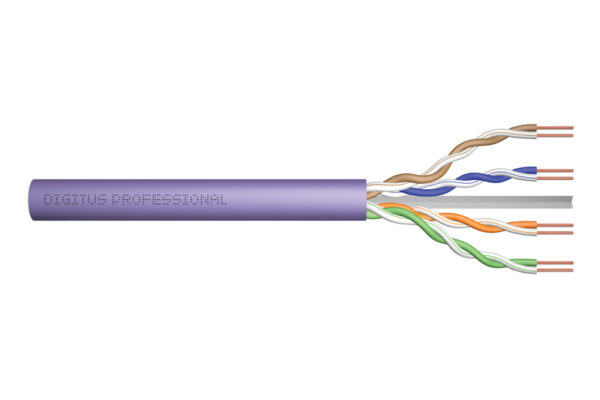 MATASSA CAVO SOLIDO LSZH CAT 6 U-UTP 250 MHz IN RAME CPR: CCA (EN 50575) AWG 23/1