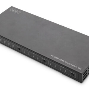 DIGITUS Matrix Switch 4K/60Hz HDMI® (4x2) con estrattore audio