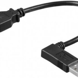 CAVO CM 30 USB 2.0 MASCHIO 90°/FEMMINA