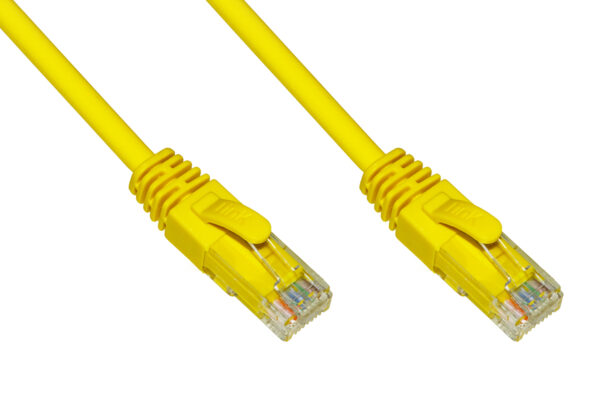 CAVO RETE CATEGORIA 6A NON SCHERMATO UTP AWG24 COLORE GIALLO HALOGENFREE MT 0