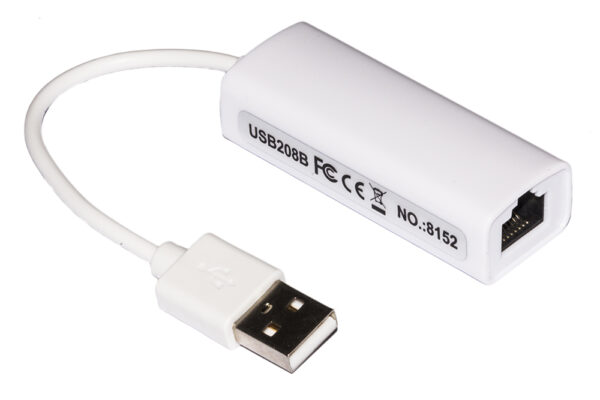 ADATTATORE USB/RJ45 PER RETE 10/100 USB 2.0