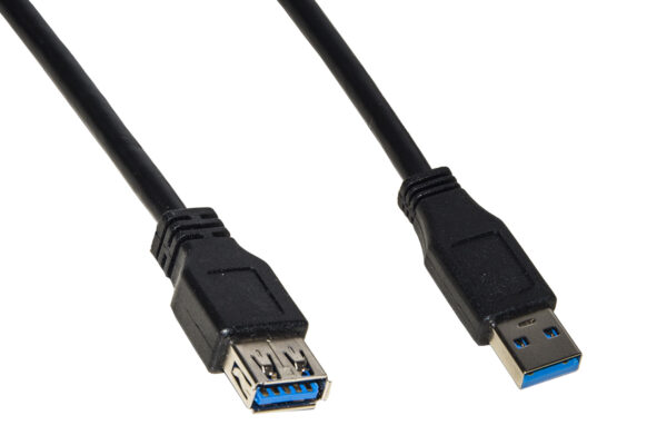 CAVO PROLUNGA USB 3.0 CONNETTORI "A" MASCHIO/FEMMINA IN RAME MT 0