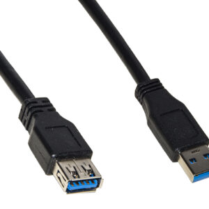 CAVO PROLUNGA USB 3.0 CONNETTORI "A" MASCHIO/FEMMINA IN RAME MT 1