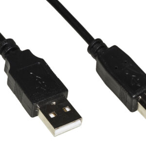 CAVO USB 2.0 CONNETTORI A-B IN RAME MT. 1