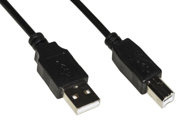 CAVO USB 2.0 CONNETTORI A-B IN RAME MT. 1