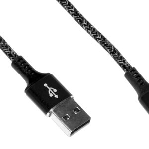 CAVO PIATTO USB - 8 POLI PER IP5 GUAINA INTRECCIATA COLORE NERO