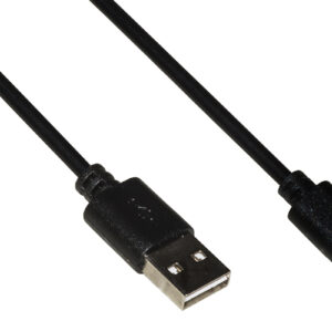 CAVO USB - MICRO USB CON CONNETTORI REVERSIBILI  MT 1 COLORE NERO