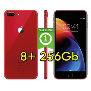 (REFURBISHED) Apple iPhone 8 Plus 256Gb Red A11 MRTM2J/A 5.5" Rosso Originale iOS 12
