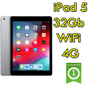 (REFURBISHED) Apple iPad 5 32Gb SpaceGray 9.7" A9 Wifi 4G Cellular Retina Bluetooth Webcam MP1J2TY/A