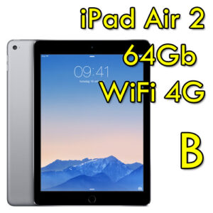(REFURBISHED) iPad Air 2 64Gb Grigio Siderale WiFi Cellular 4G 9.7" Retina Bluetooth Webcam MGHX2TY/A [GRADE B]