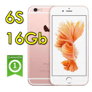 (REFURBISHED) iPhone 6S 16Gb GoldRose MKQM2QL/A Oro Rosa 4G Wifi Bluetooth 4.7" 12MP Originale