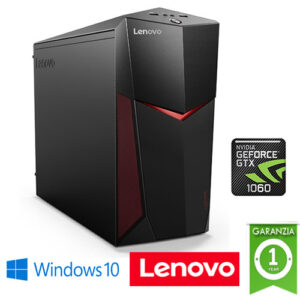 (REFURBISHED) PC Gaming Lenovo Legion Y520T Core i5-7400 3.0GHz 8Gb 2Tb NVIDIA GeForce GTX 1060 3Gb Windows 10 Tower