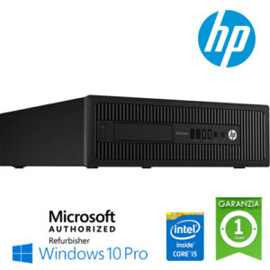 (REFURBISHED) PC HP EliteDesk 800 G1 SFF Core i5-4590 3.3GHz 8Gb 500Gb noODD Windows 10 Professional