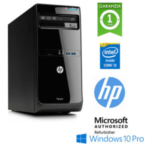 (REFURBISHED) PC HP Pro 3400 MT 3.3GHz i3-2120 4Gb 500Gb DVD-RW Windows 10 Professional
