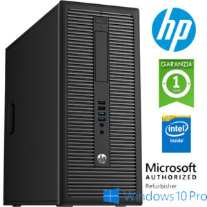 (REFURBISHED) PC HP ProDesk 600 G1 CMT Pentium G3220 3.1GHz 8Gb 500Gb DVD-RW Windows 10 Professional TOWER
