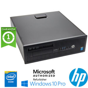 (REFURBISHED) PC HP ProDesk 600 G1 SFF Intel Pentium G3220 3.0GHz 4Gb 500Gb DVD-RW Windows 10 Professional