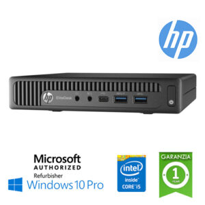 (REFURBISHED) UltraSlim Tiny PC HP EliteDesk 800 G2 DM Core i5-6500T 2.5GHz 8Gb Ram 500Gb NO-ODD Windows 10 Professional