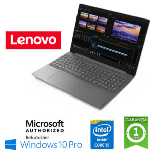 (REFURBISHED) Notebook Lenovo V15-IILR Intel Core i5-1035G1 8GB 256GB 15.6" FHD Windows 10 Professional [NUOVO]