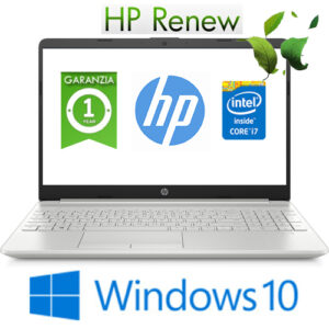 (REFURBISHED) Notebook HP 15-dw0054nl Core i7-8565U 1.8GHz 8Gb 256Gb SSD 15.6" FHD LED Windows 10 HOME