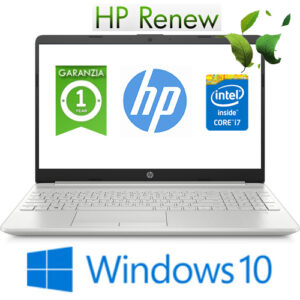 (REFURBISHED) Notebook HP 15s-fq0036nl Intel Core i7-8565U 16Gb 512Gb SSD 15.6" FHD Windows 10 HOME