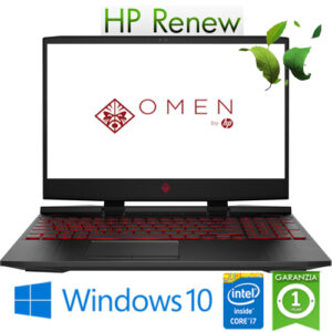 (REFURBISHED) Notebook HP Omen 15-dc1010nl i7-8750H 16Gb 1Tb+256Gb 15.6" NVIDIA GeForce RTX 2060 6GB Gaming Windows 10 HOME