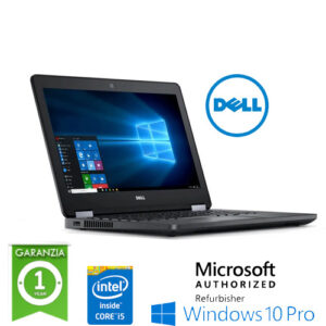 (REFURBISHED) Notebook Dell Latitude E5270 Core i5-6300U 2.4GHz 8Gb 500Gb 12.5" LED WEBCAM Windows 10 Professional