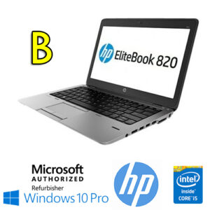 (REFURBISHED) Notebook HP EliteBook 820 G3 Core i5-6300U 8Gb 256Gb SSD 12.5" HD AG LED Windows 10 Professional [Grade B]