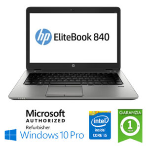 (REFURBISHED) Notebook HP EliteBook 840 G3 Core i5-6200U 8Gb 256Gb SSD 14" Windows 10 Professional