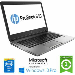 (REFURBISHED) Notebook HP ProBook 640 G1 Core i5-4210M 8Gb 320Gb 14.1" HD AG LED Windows 10 Professional