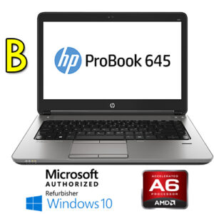 (REFURBISHED) Notebook HP ProBook 645 G1 AMD A6-5350M 2.9GHz 8Gb 320Gb 14.1" Webcam Windows 10 HOME [Grade B]
