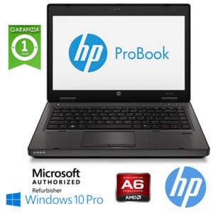 (REFURBISHED) Notebook HP PROBOOK 6475B AMD A6-4400M 2.7GHz 4Gb 320Gb 14" Webcam Windows 10 Professional