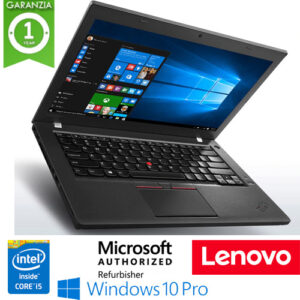 (REFURBISHED) Notebook Lenovo Thinkpad T460 Core i5-6300U 8Gb 180Gb 14" Windows 10 Professional