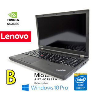 (REFURBISHED) Workstation Lenovo ThinkPad W541 Core i7-4810MQ 2.8GHz 8Gb Ram 180Gb SSD Quadro K2100M 2G10 Pro [Grade B]