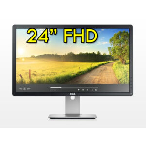 (REFURBISHED) Monitor 24 Pollici DELL Professional P2414H 1920x1080 VGA DVI USB Full HD Black Silver