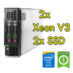 (REFURBISHED) Blade Server HP BL460C Gen 9 (2) XEON E5-2660 V3 2.6GHz 512Gb Ram 2x 240Gb SSD