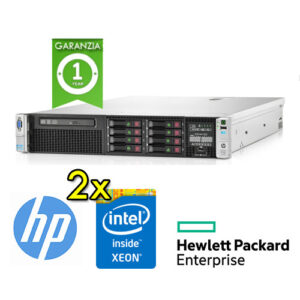 (REFURBISHED) Server HP Enterprise Proliant DL380 G8 (2) Xeon E5-2630 15Mb Cache 64Gb Ram 2.4Tb (2) PSU Smart Array P420i