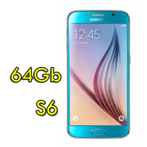 (REFURBISHED) Smartphone Samsung Galaxy S6 SM-G920F 5.1" FHD 4G 64Gb 16MP Blue