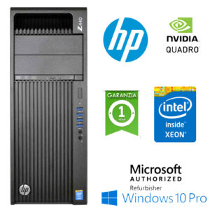 (REFURBISHED) Workstation HP Z440 Xeon HEXA Core E5-1650 v3 3.3GHz 32Gb 1Tb+256Gb SSD QUADRO K5200 8Gb Windows 10 Pro
