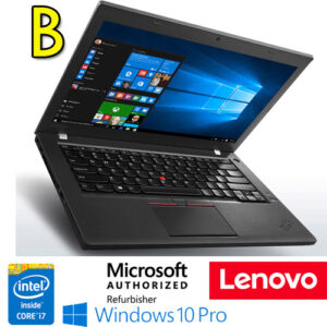 (REFURBISHED) Notebook Lenovo Thinkpad T460 Intel Core i7-6600U 8Gb 512Gb 14" Windows 10 Professional [Grade B]